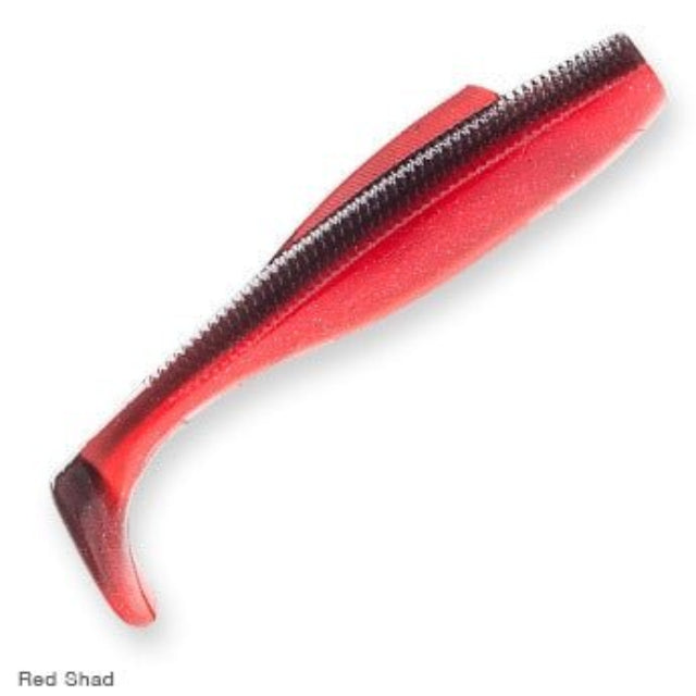 ZMan DieZel MinnowZ Soft Lures | 4 Inch | 5 Pcs Per Pack - fishermanshub4 InchRED SHAD