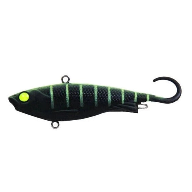 Zerek Fish Trap Soft Lures | 11 Cm , 30 Gm | - Fishermanshub11 CmGreen Sunset UV
