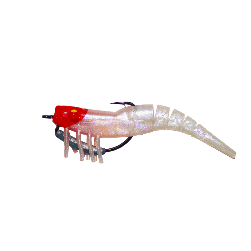 Zerek Live Shrimp Soft Plastic Baits With Jighead