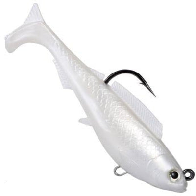 ZMan HerculeZ Pre Rigged Weighted Soft Plastic Swimbaits | 4 Inch | 1 Pc Per Pack - fishermanshub4 InchPearl