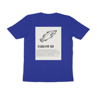 ஆண்கள் அங்கிலிங் டீ-ஷர்ட்ஸ் | பேராமண்டி - முன் & பின் விளக்கம் | சுற்று மை | குறுக்கு உடைய | 2 பக்க அச்சு |