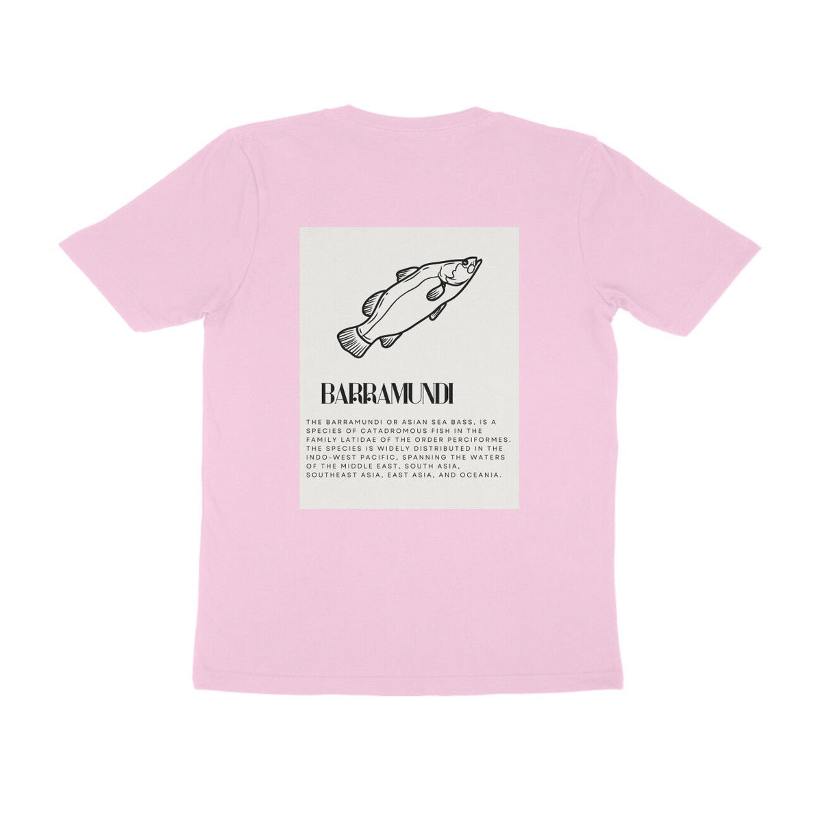 ஆண்கள் அங்கிலிங் டீ-ஷர்ட்ஸ் | பேராமண்டி - முன் & பின் விளக்கம் | சுற்று மை | குறுக்கு உடைய | 2 பக்க அச்சு |