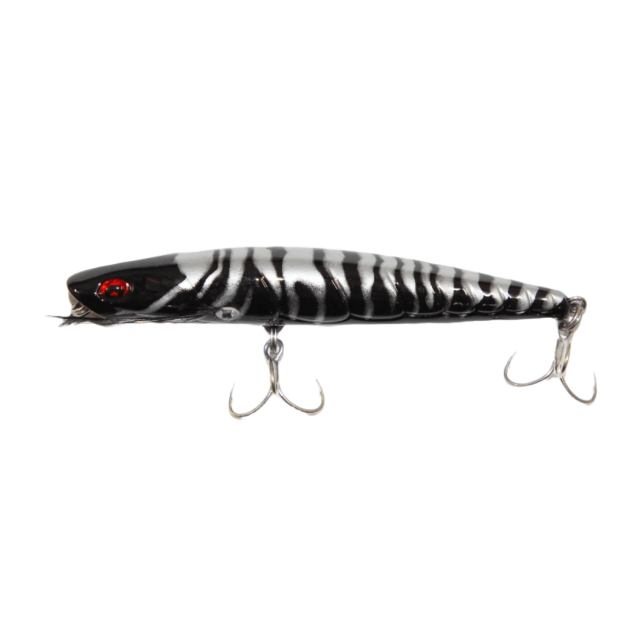 Chasebaits Fish Candy Skinny Dog Surface Floating Lure | 9.5 Cm | 6 Gm | Floating - fishermanshub9.5 CmDark Knight