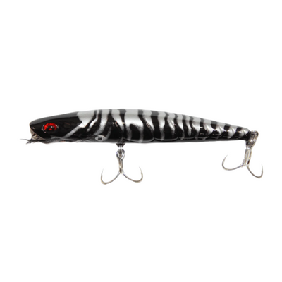 Chasebaits Fish Candy Skinny Dog Surface Floating Lure | 9.5 Cm | 6 Gm | Floating - fishermanshub9.5 CmDark Knight