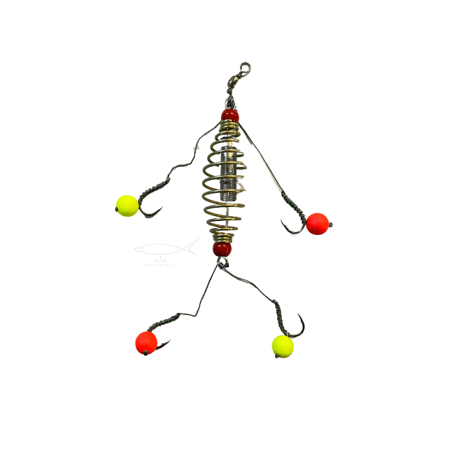 Fish Feeder Rig With Popup Hooks | Carp Fishing | - Fishermanshub4 Hooks 4 Popup W Weight (15Gm)