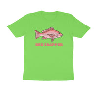 Men's Angling T-Shirts - Red Snapper | Round Neck | Short Sleeves