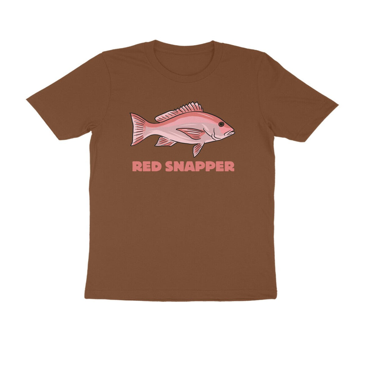 Men's Angling T-Shirts - Red Snapper | Round Neck | Short Sleeves