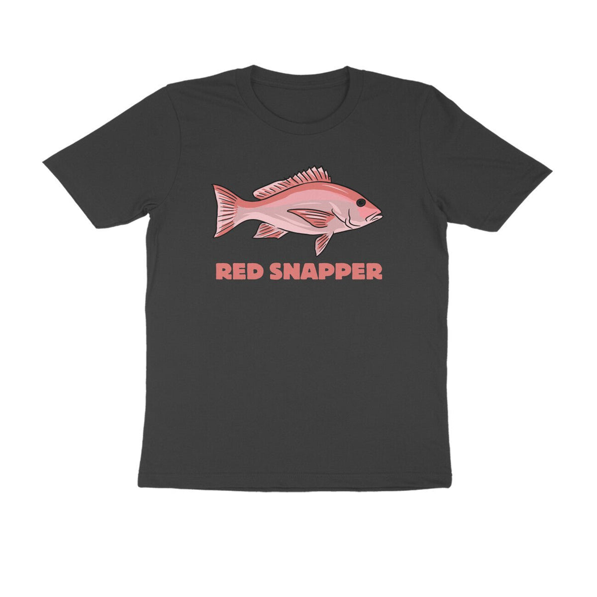 Men's Angling T-Shirts - Red Snapper | Round Neck | Short Sleeves