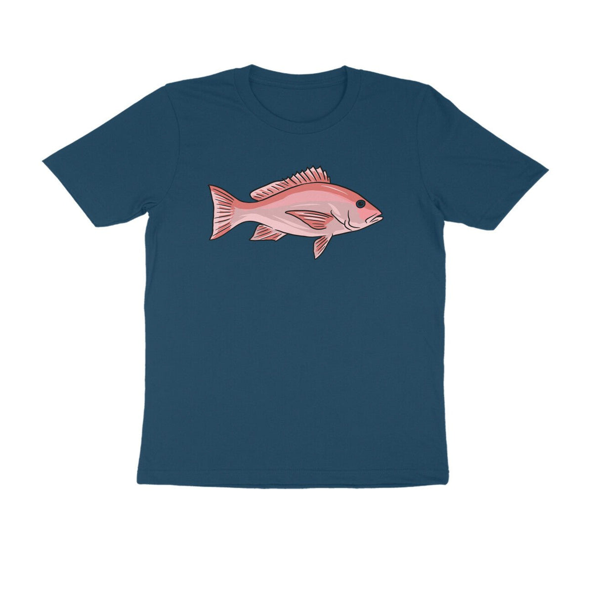 Men's Angling T-Shirts - Red Snapper 2 | Round Neck | Short Sleeves