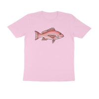 Men's Angling T-Shirts - Red Snapper 2 | Round Neck | Short Sleeves