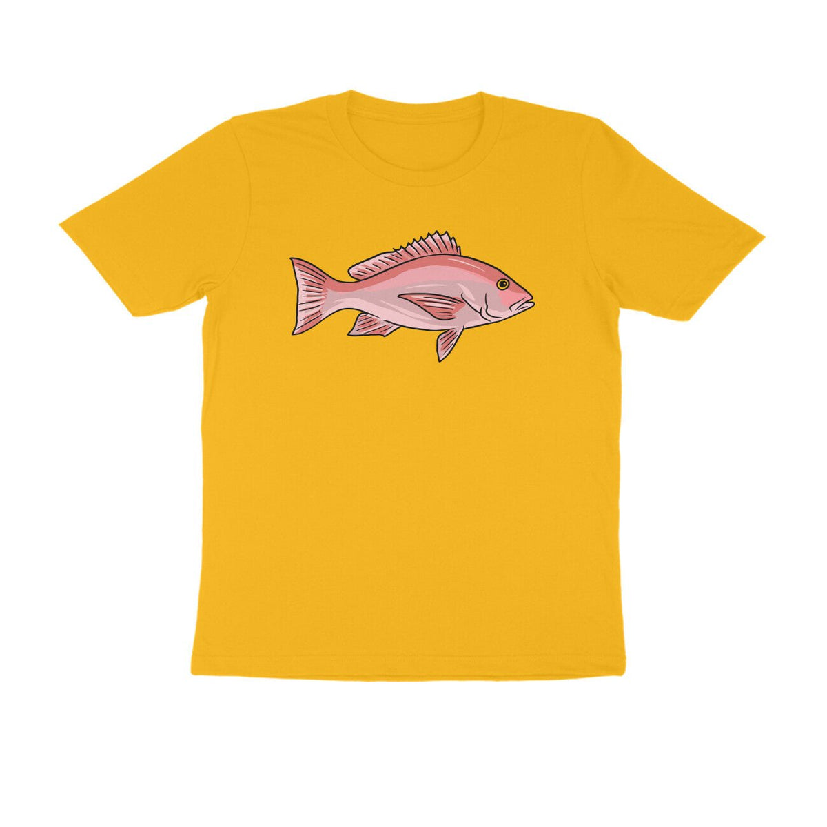 Men's Angling T-Shirts - Red Snapper 2 | Round Neck | Short Sleeves
