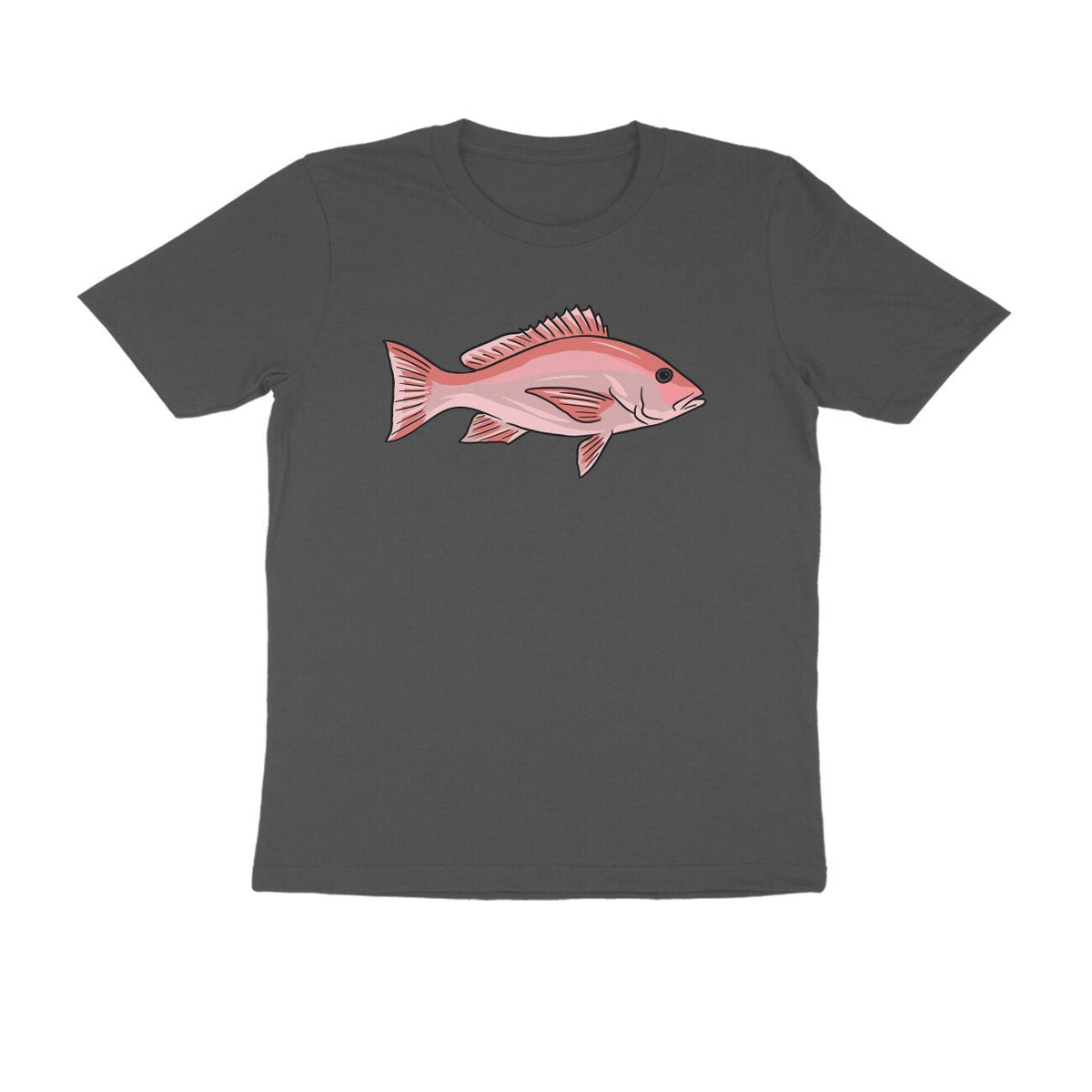 Men's Angling T-Shirts - Red Snapper 2 | Round Neck | Short Sleeves