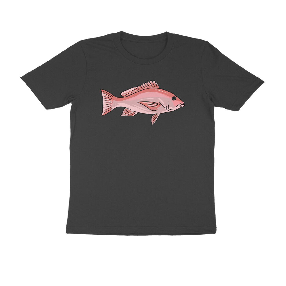 Men's Angling T-Shirts - Red Snapper 2 | Round Neck | Short Sleeves