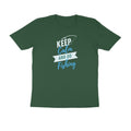 Men's Angling T-Shirt's - Keep Calm And Go Fishing | Round Neck | Short Sleeves |