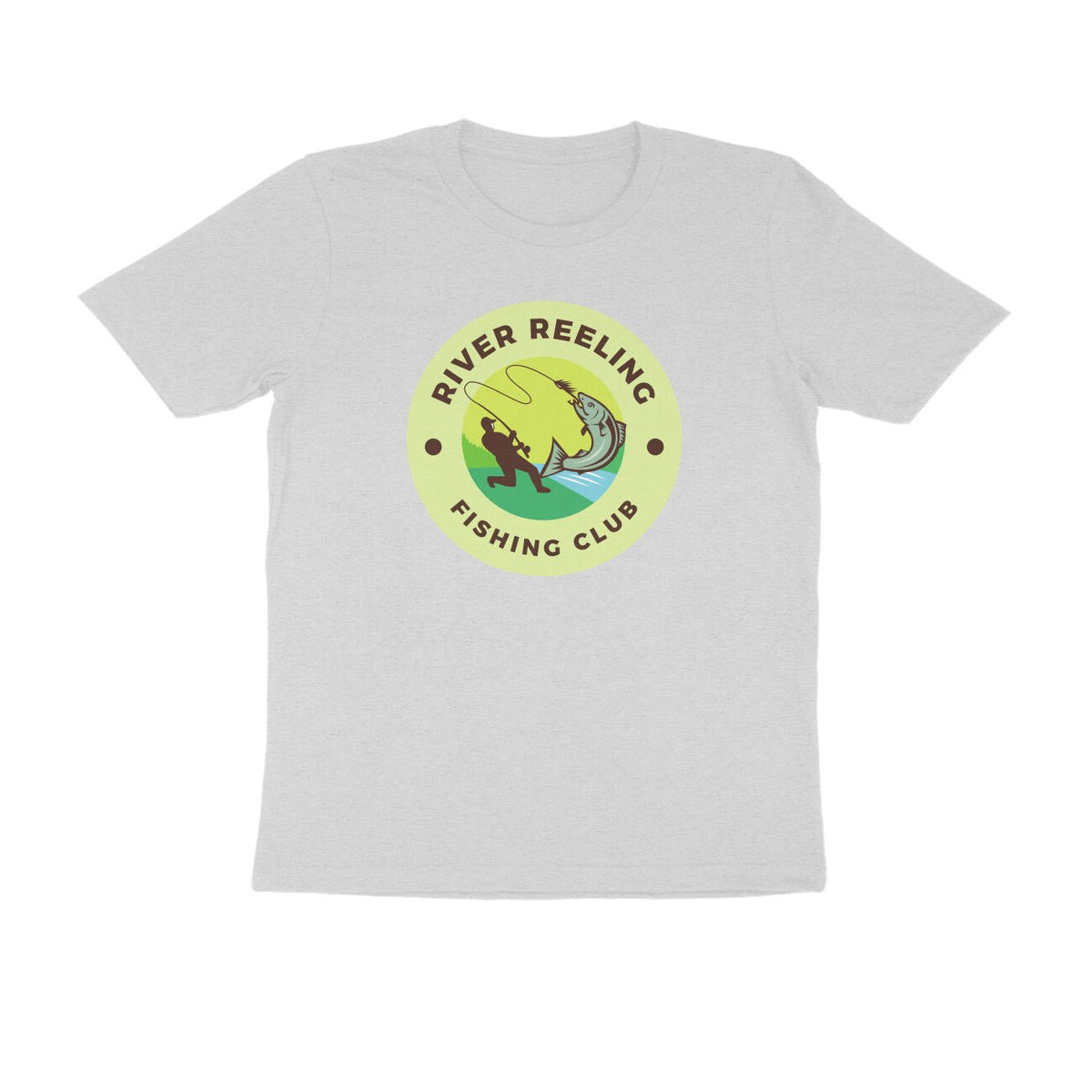 পুৰুষৰ এংলিং টি-চাৰ্টৰ -ৰিভাৰ ৰিলিগ ফিছিং ক্লাব | গোল ডিঙি | চুটি হাতৰ আঁচল