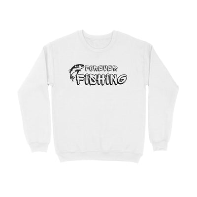 Men's Angling Sweat Shirts  - Forever Fishing  | Round Neck | Long Sleeves |