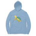 Men's Angling T-Shirts | Sea Creatures Toon Series |Happy Sea Turtle | Hoodie