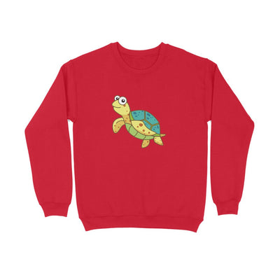 ஆண்கள் அங்கிலிங் ஸ்வெட் ஷர்ட்ஸ் | கடல் உயிரியல் தொகுப்பு| மகிழ்ச்சியான கடல் ஆமை | சுற்று மை | நீளம் உடற்கள் |