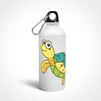 Anglers Hydration Water Bottle | Sea Creatures Toon Series | Happy Sea Turtle | 600 Ml & 750 Ml - fishermanshub600 ml