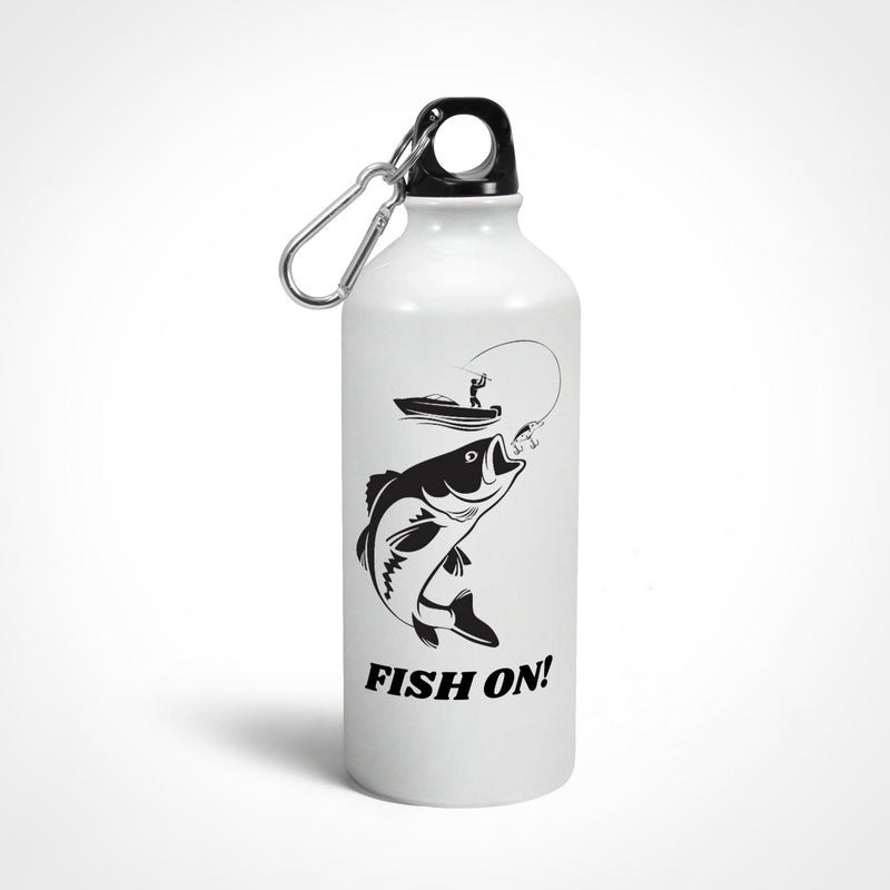 Anglers Hydration Water Bottle | Fish On | 600 Ml & 750 ML - fishermanshub750 ml