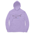 Men's Angling T-Shirts | Fishermanshub.com Logo Front + Forever Fishing Behind| Hoodie - FishermanshubIris LavenderXS