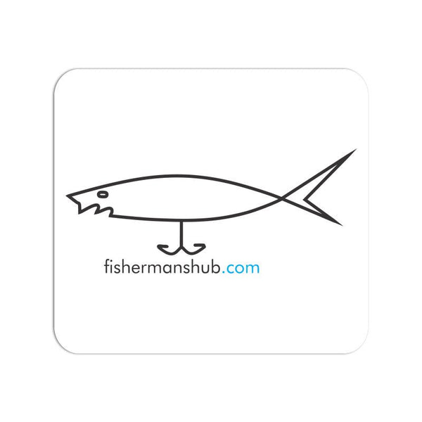 Fishermanshub.com Logo Mouse Pad - FishermanshubMouse Pad