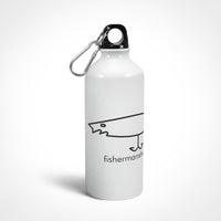 Fishermanshub.com Logo Anglers Outdoors Hydration Sipper Water Bottle - Fishermanshub750 ml
