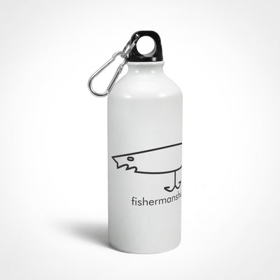 Fishermanshub.com Logo Anglers Outdoors Hydration Sipper Water Bottle - Fishermanshub750 ml