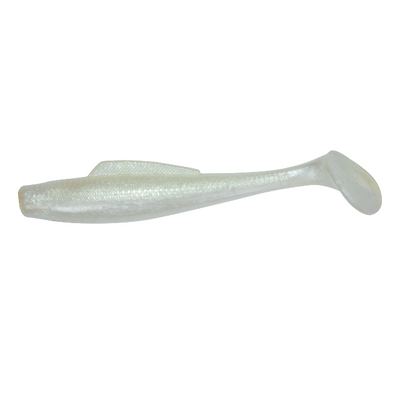 Indra Softpara Paddle Tail Soft Plastic Lures | 4 Inch - fishermanshub4 InchPearl