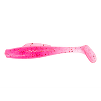 Indra Softpara Paddle Tail Soft Plastic Lures | 4 Inch - fishermanshub4 InchPink Glitz
