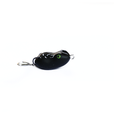 Lucana Argus Frog Lure Topwater with Spinner | 3.5 Cm | 8 Gm | Floating - fishermanshub3.5 CmBlack