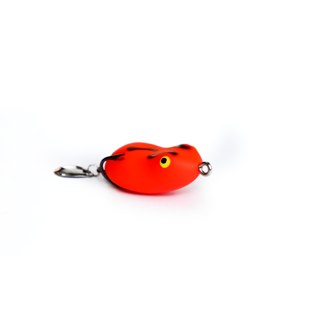 Lucana Argus Frog Lure Topwater with Spinner | 3.5 Cm | 8 Gm | Floating - fishermanshub3.5 CmRed