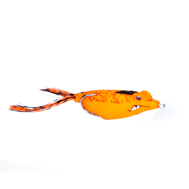 black sambo fishing lure Lucana Black Mamba Frog Topwater Lure | 6.8 Cm | 18 Gm