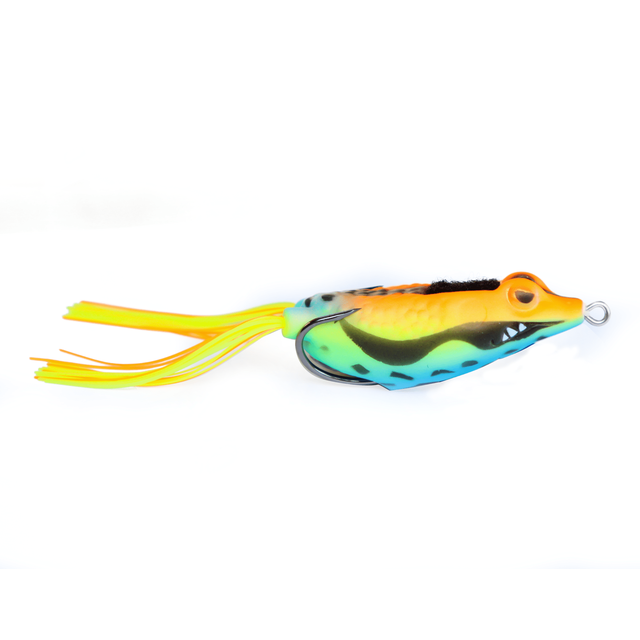 black sambo fishing lure Lucana Black Mamba Frog Topwater Lure | 6.8 Cm | 18 Gm
