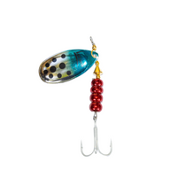 Lucana Full Swing Spinner Lure | 24 Gm | Size 5 - fishermanshub24 GmSilver Blue