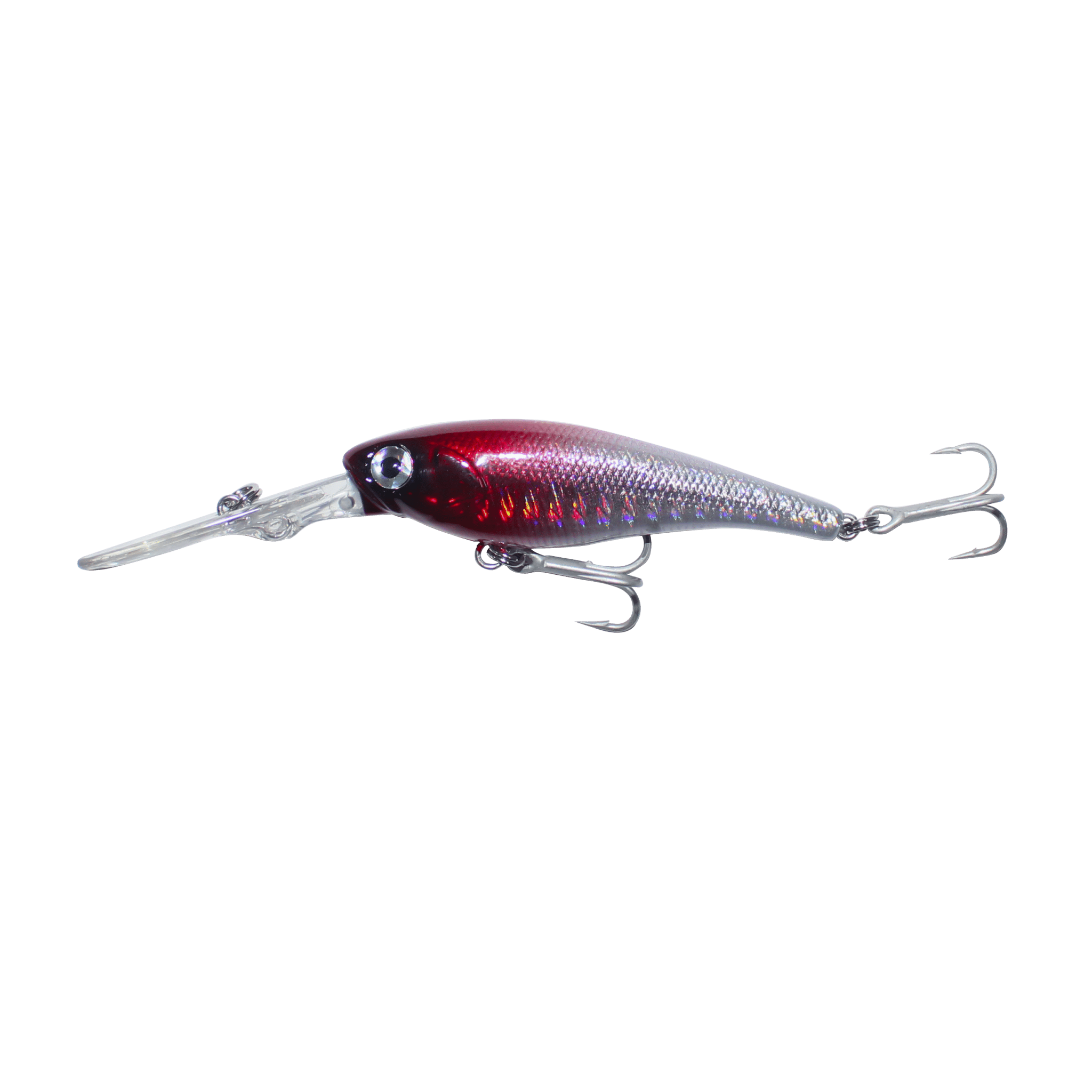Lucana Pike 62 Floating Minnow | 6.2 Cm | 7 Gm | Floating - fishermanshub6.2 CmHolographic Red Head