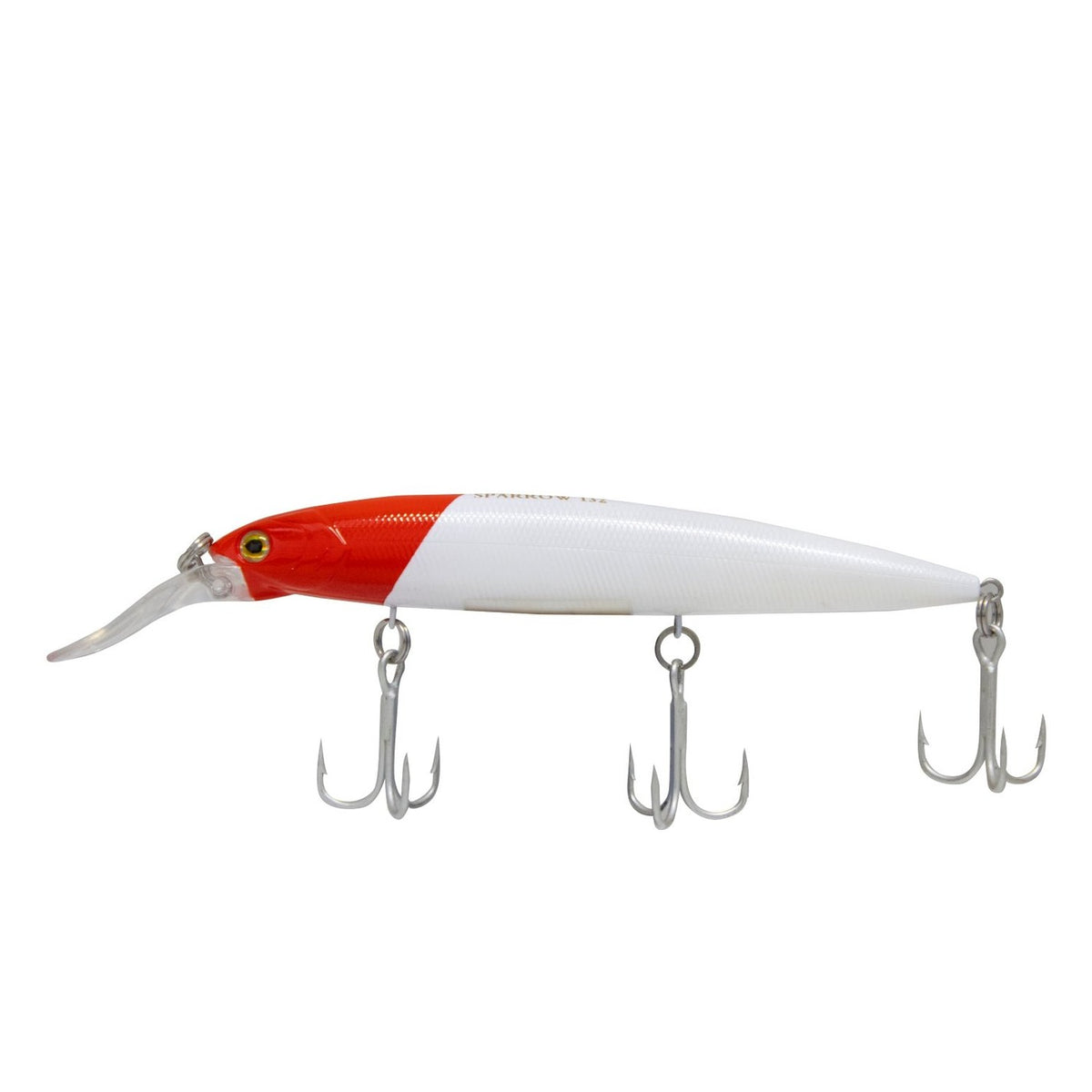 ucana Sparrow Hard Bait Plastic Lures  Red Head Milk