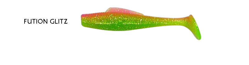 Indra Softpara Paddle Tail Soft Plastic Lures | 4 Inch - fishermanshub4 InchFusion Glitz