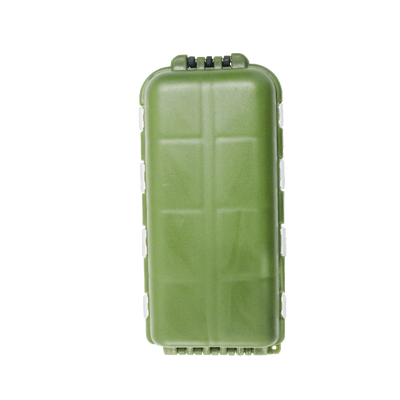 favorite fishing hook storage Searock Fish Hook Holder Box - 13 Compartments | Army Green