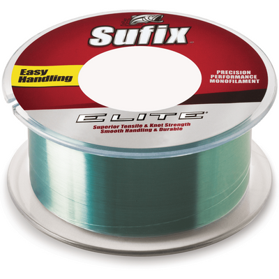 Sufix Elite Monofilament line | 100 Mt | Low-Vis Green | - fishermanshub0.25MM | 5.4Kg (12Lb)