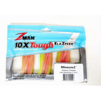 ZMan MinnowZ Soft Plastic Lures | 3 Inch | 6 Pcs Per Pack - fishermanshub3 InchGLOW CHARTREUSE